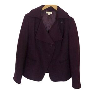 -Women’s Kenar wool blend coat purple Size Large